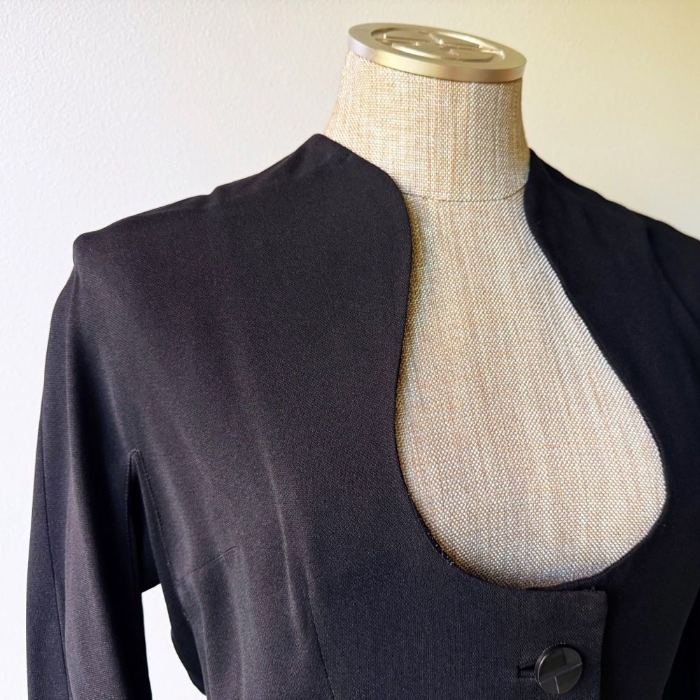 Vintage Bernetti Black Bolero with Buttons - Picture 6 of 13